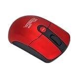 KlipX WlsOptMiniMouseRed 1600dpi 2.4Ghz USB rec