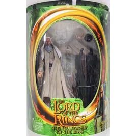 LOTR Saruman With Magic Floating Palantir On Base