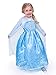Little Adventures Ice Princess Dress Blue Queen Gown Dress-up (Small)