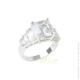 STUDIO 925: *JESSICA 4CT PRINCESS RING*