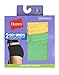Hanes Women's Cotton Stretch Boy Briefs 2-Pack, Assorted, Size 8 US