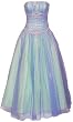 Beaded Mesh Fairy Prom Dress Formal Ball Gown