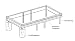 Beckmann Aluminium-Fundament für Gewächshaus A16