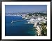Aerial View of the Port, Nice, France Framed Art Poster Print by Charles Sleicher, 49x39