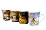 Konitz Angel 12-Ounce Mugs, Set of 4, Assorted Designs