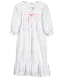Laura Dare Girls Rosebud Jersey Traditional Sleep Robe, Size 4T