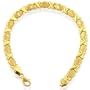 10K Yellow Gold Hugs and Kisses "I Love You" Bracelet - 7.25"