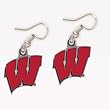 University Of Wisconsin Dangle Earrings