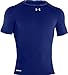 Under Armour Men's 1236224-400XL Heatgear Sonic Compression T-Shirt, Royal Blue/White, XL