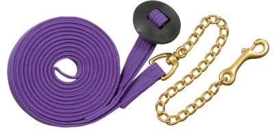 Tough-1 German Cord Cotton Lunge Line w/Heavy Chain