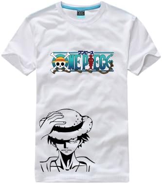 Hymorning Creative Printed Cotton Fashion Men T-shirt One Piece 2 (XL, White)