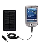 Solar Powered Rechargeable External Battery Pocket Charger for the HP iPaq 110 - uses Gomadic TipExchange Technology