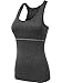 Neleus Women's 3 Pack Dry Fit Compression Shirt,3 Pack:Black,Grey,White,Small