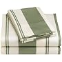 Regency 300 Thread-Count Havana Stripe Queen Sheet Set, Sage