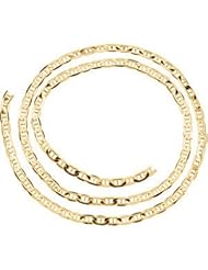4.5mm 14k Yellow Gold Flat Anchor Chain 16in, 18in, 20in or 24in Necklace