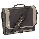 Targus CityGear Miami Messenger Case for 17 Inch Notebooks TCG200 (Black with Grey)