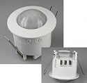 Decken-Einbau-Bewegungsmelder 360° 230V/1200W, 6m Detektion, weiß