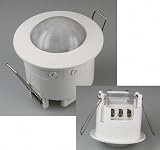 Produkt-Bild: Decken-Einbau-Bewegungsmelder 360&deg;230V/1200W, 6m Detektion, wei&szlig;