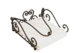 Dark Metal Square Vintage Design Napkin Holder