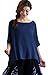 Mordenmiss Women's Summer Tee Shirt Oversized Top Hi-Low Tunic