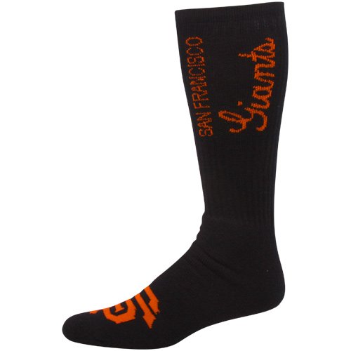 San Francisco Giants Black Snap Back Tall Socks
