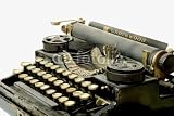 Wallmonkeys Peel and Stick Wall Decals - Old Typewriter - Removable Graphic