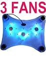 3-Fan Laptop Cooling Pad for HP, Dell, Acer, Sony, Toshiba, IBM/Lenovo & Any Other Laptops