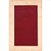 New Wave 1 Pomegranate Contemporary Wool Rug Size: 3'6