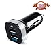 Mivi Smart Charge 3.1A Dual Port Car Charger for all smart mobile devices and Tablets (Black) RS.499.00