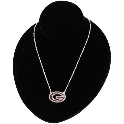 Georgia Bulldogs Rhinestone Logo Necklace