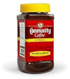 Community Coffee Instant Coffee, New Orleans Blend with Chicory, 7-Ounce Jars (Pack of 4)