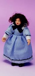 Miniature Porcelaine Young Girl Doll by Dijon Miniatures