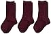 CLASSROOM Big Boys' Uniform Rib Crew Socks 3 Pack