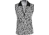 Misses Coral Bay Golf Sleeveless Mosaic Print Polo