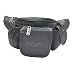 Donex 3 L Nylon Stylish Multipocket Waist Bag Grey RS.499.00