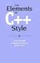 The Elements of C++ Style (Sigs Reference Library)