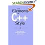 The Elements of C++ Style (Sigs Reference Library)