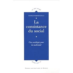 La consistance du social : Une sociologie pour la modernit�