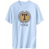 Tupac - Laurel Male Names Mens T-Shirt (Light Blue, Sizes X-Small - XXX-Large)
