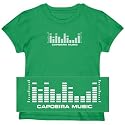 T-Shirt Woman Green " Equalizer Capoeira Music " Music