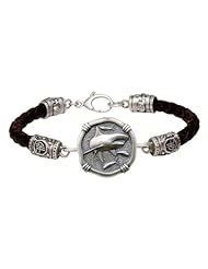 Guy Harvey Shark Leather Bracelet