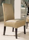 American Modern Leather Side Chair