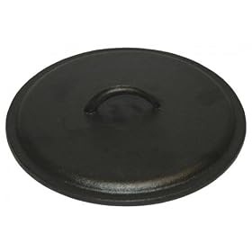 Cajun Cookware Seasoned Cast Iron Lid For 12 Inch Skillet by Cajun Cookware