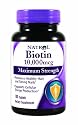 Natrol Biotin 10,000mcg, Maximum Strength, 100 Tablets