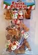 Set of 24-Christmas Shapes Finger Puppets-Santa Claus, Ginger Bread Man, Reindeer , Snowman