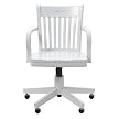 Madison Swivel Office Chair - Antique White