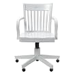 Madison Swivel Office Chair - Antique White