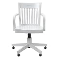 Madison Swivel Office Chair - Antique White
