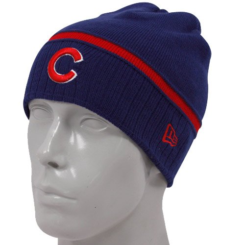 New Era Chicago Cubs Royal Blue Ice Rink Knit Beanie