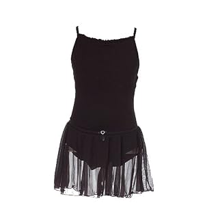 Buy Capezio Little Girls Dancewear Black Leotard Dance Skirt Girl 8-12 by Capezio